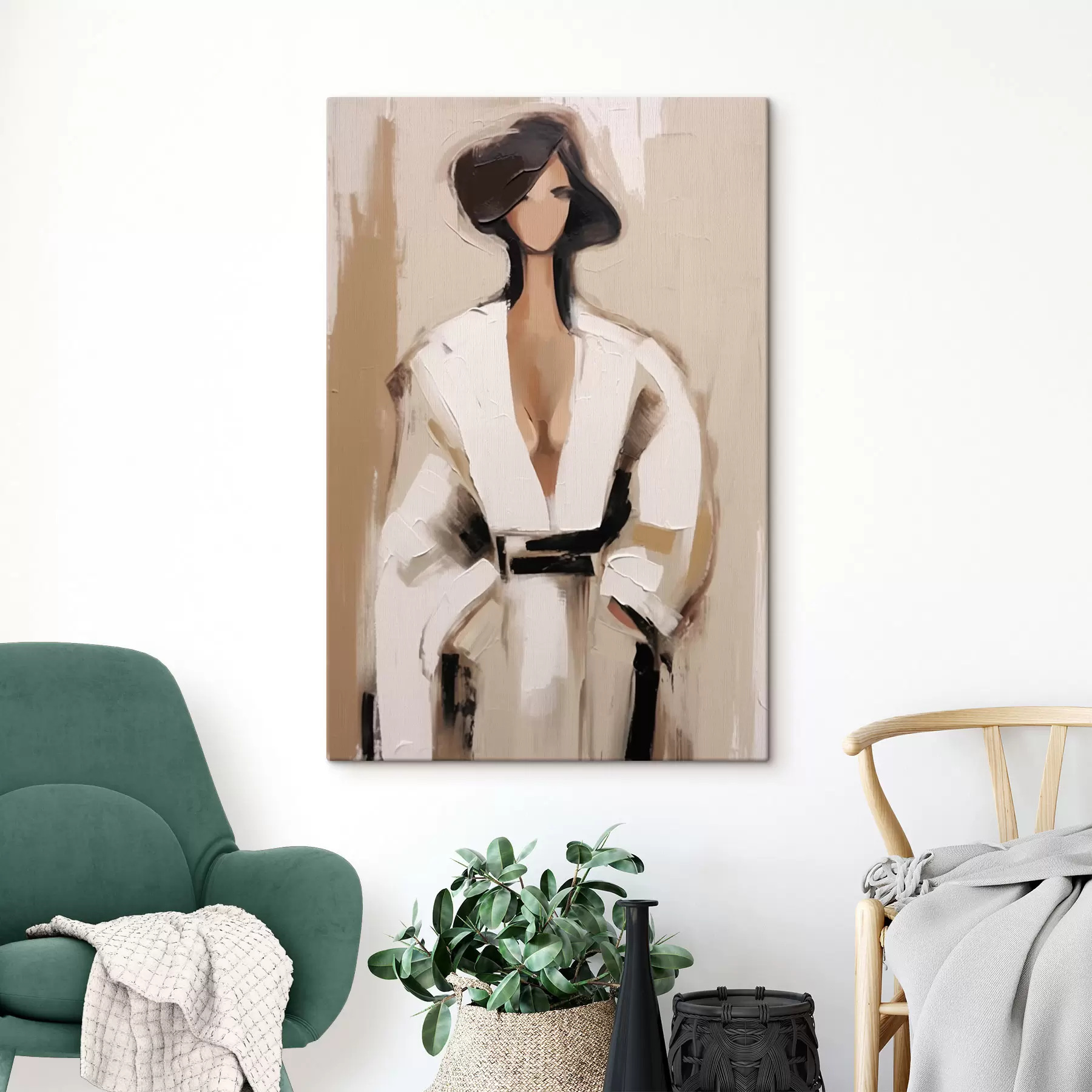 Wandbilder Minimalistische Figurenkunst s48427