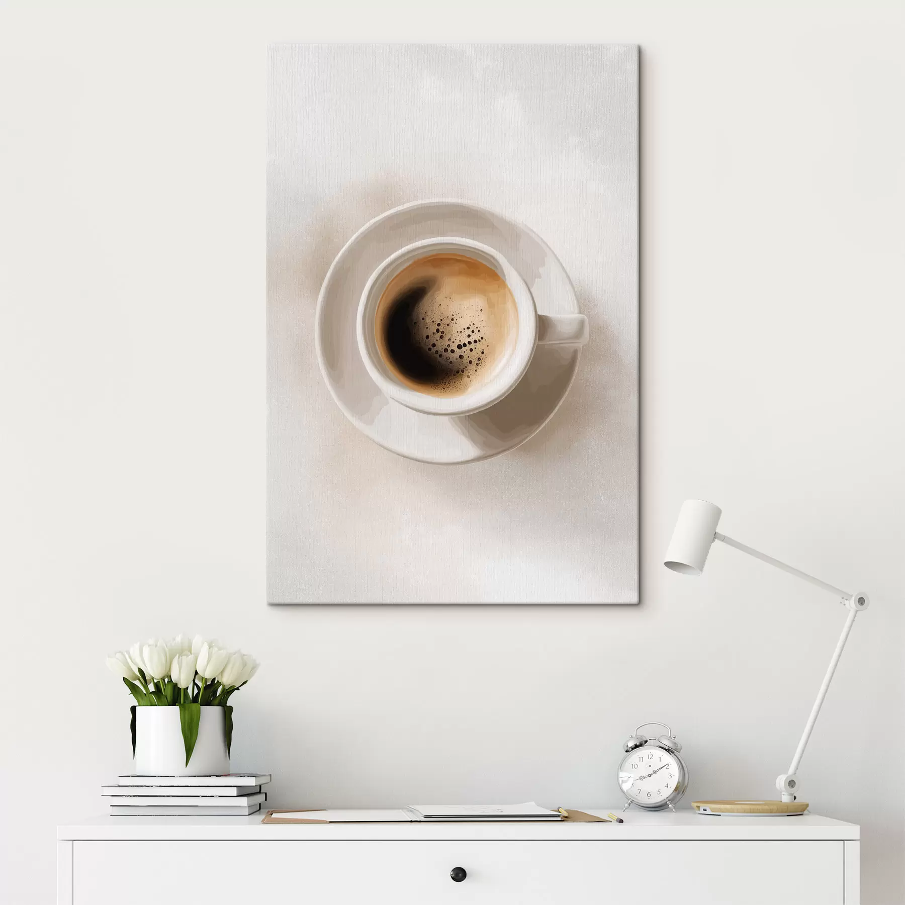 Wandbilder Espresso – Draufsicht s48443