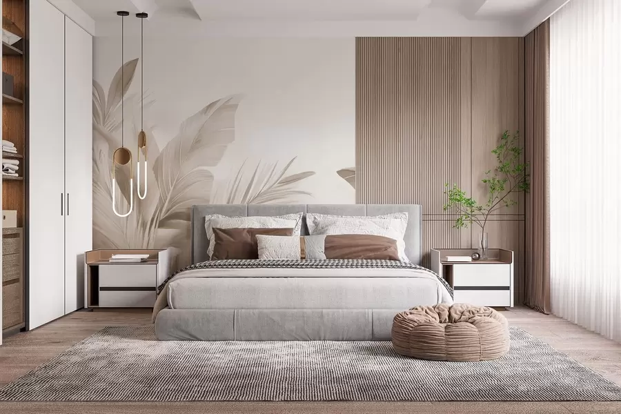 Fototapete Bananenblätter, lange Blätter w05377