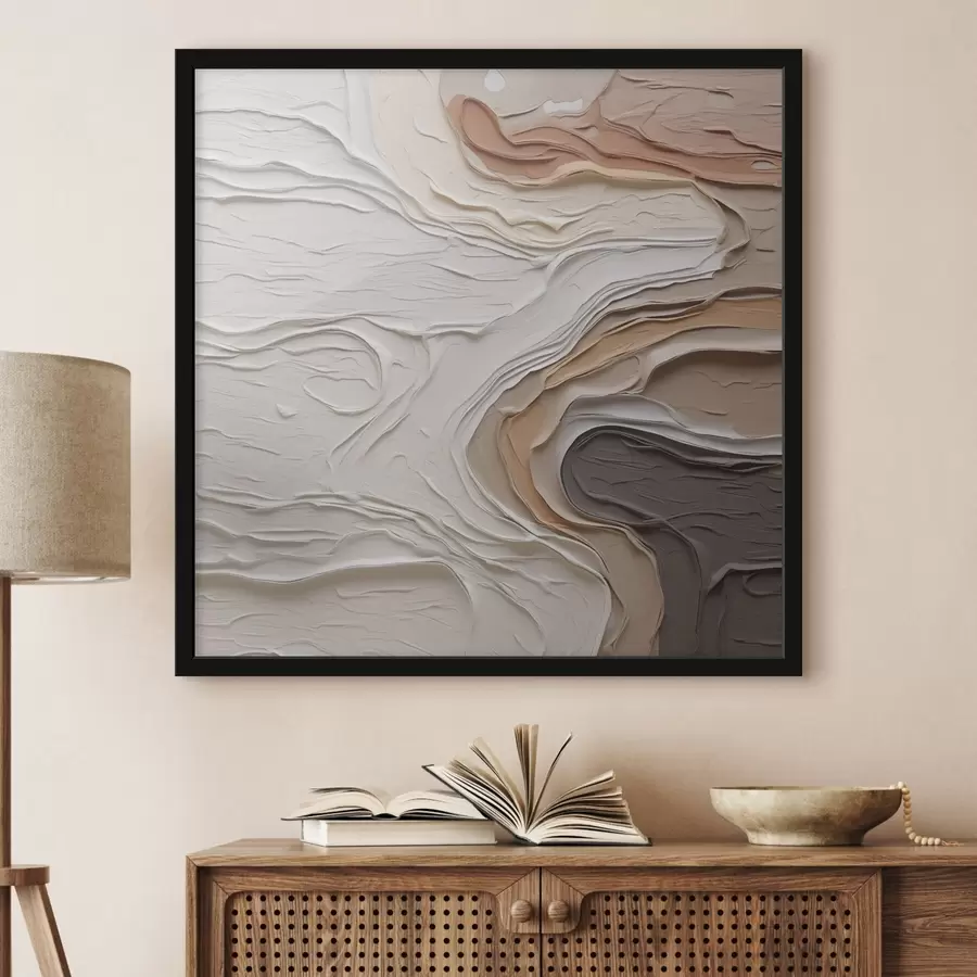 Fototapete Abstrakte Komposition, Nachahmung der Malerei f48507