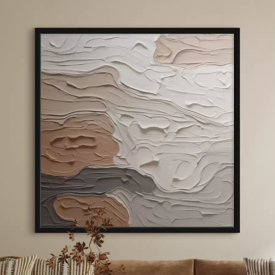 Fototapete Abstrakte Komposition, Nachahmung der Malerei f48508