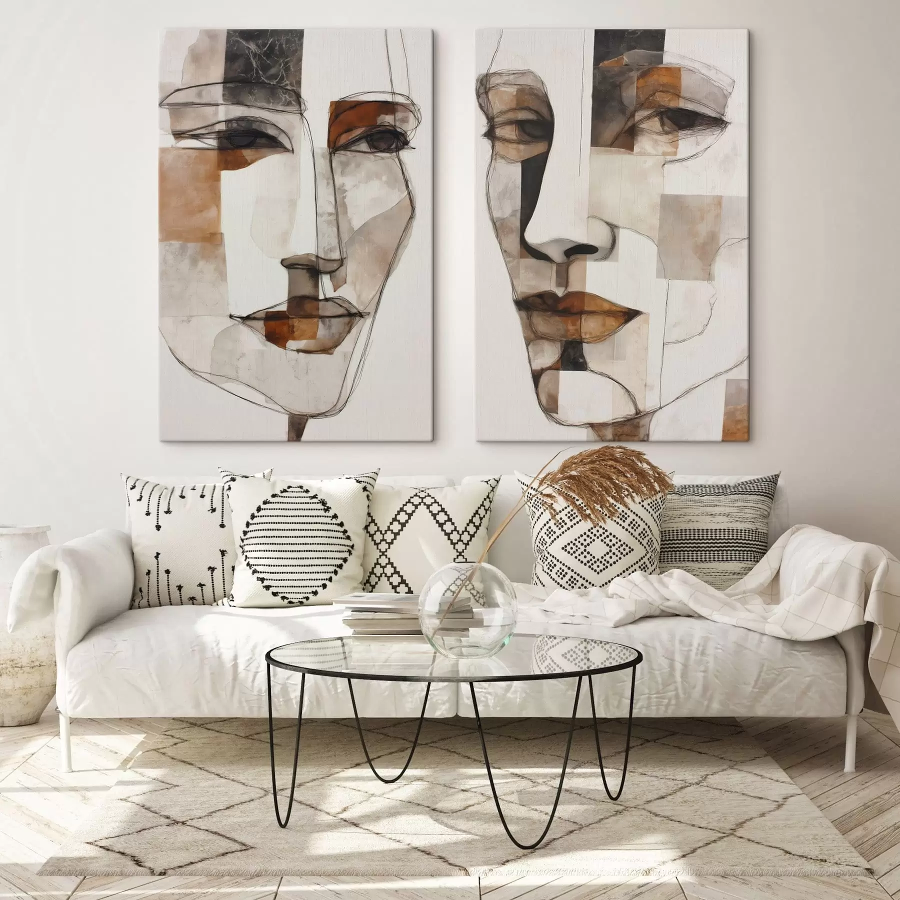 Wandbilder Abstrakte Gesichter m30155