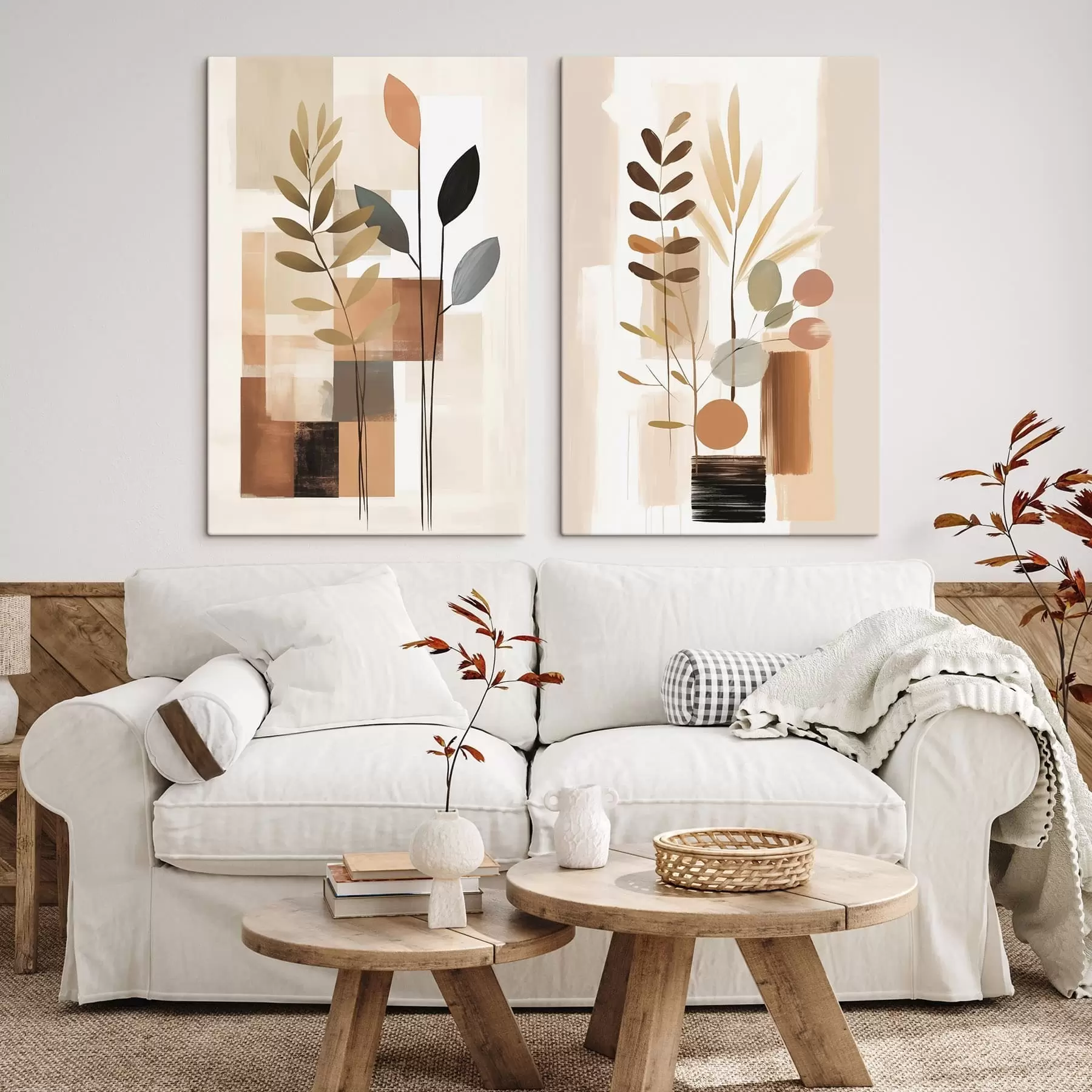 Wandbilder Abstrakte botanische Komposition m30251