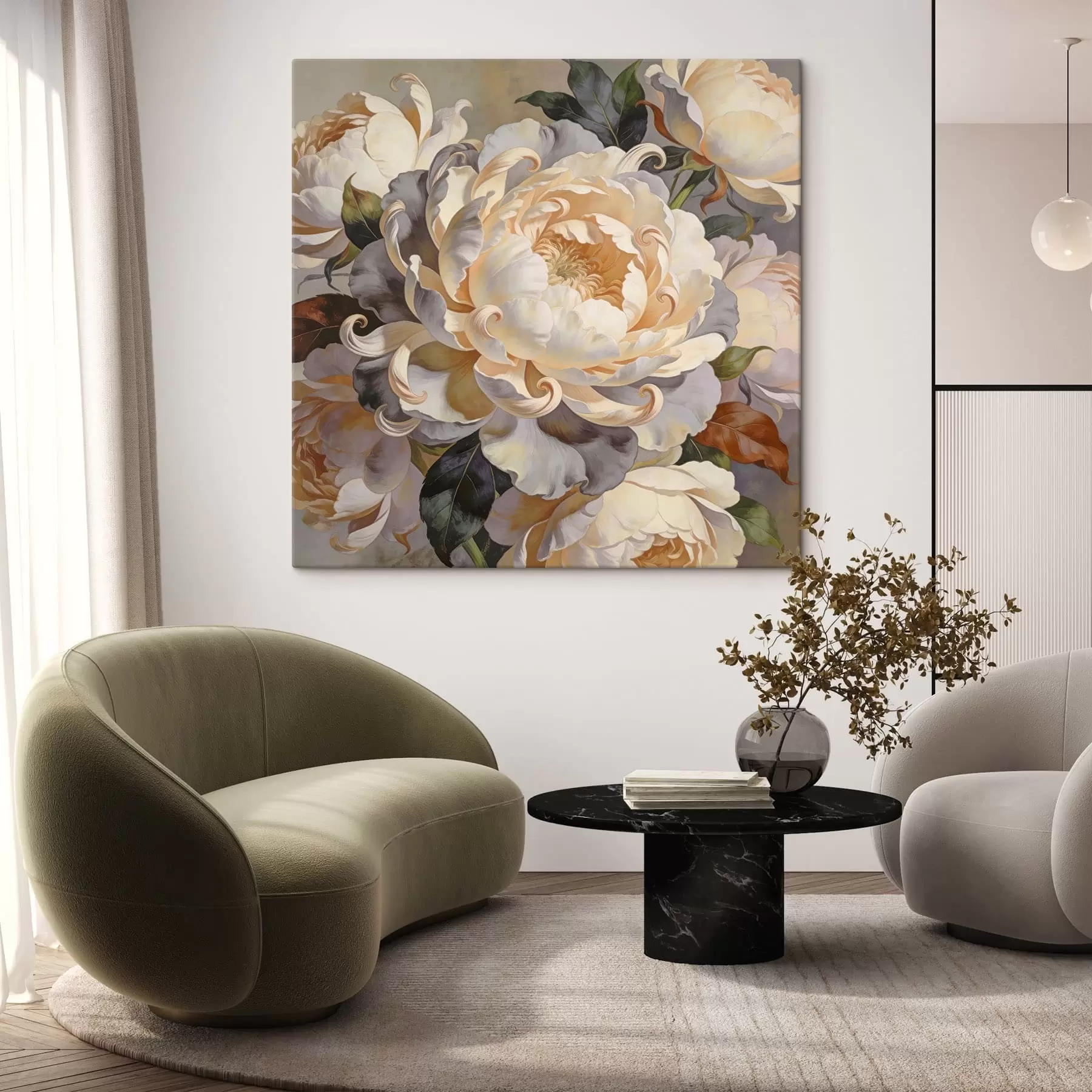 Wandbilder Große Blumen s48282