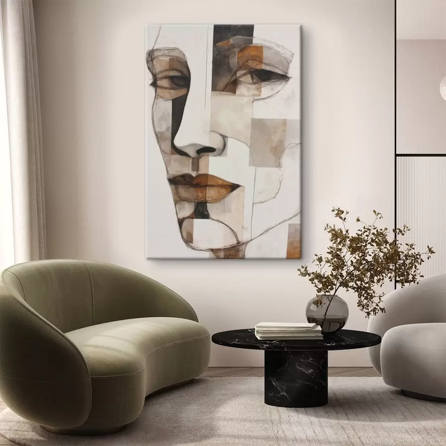 Wandbilder Abstraktes Gesicht s48515