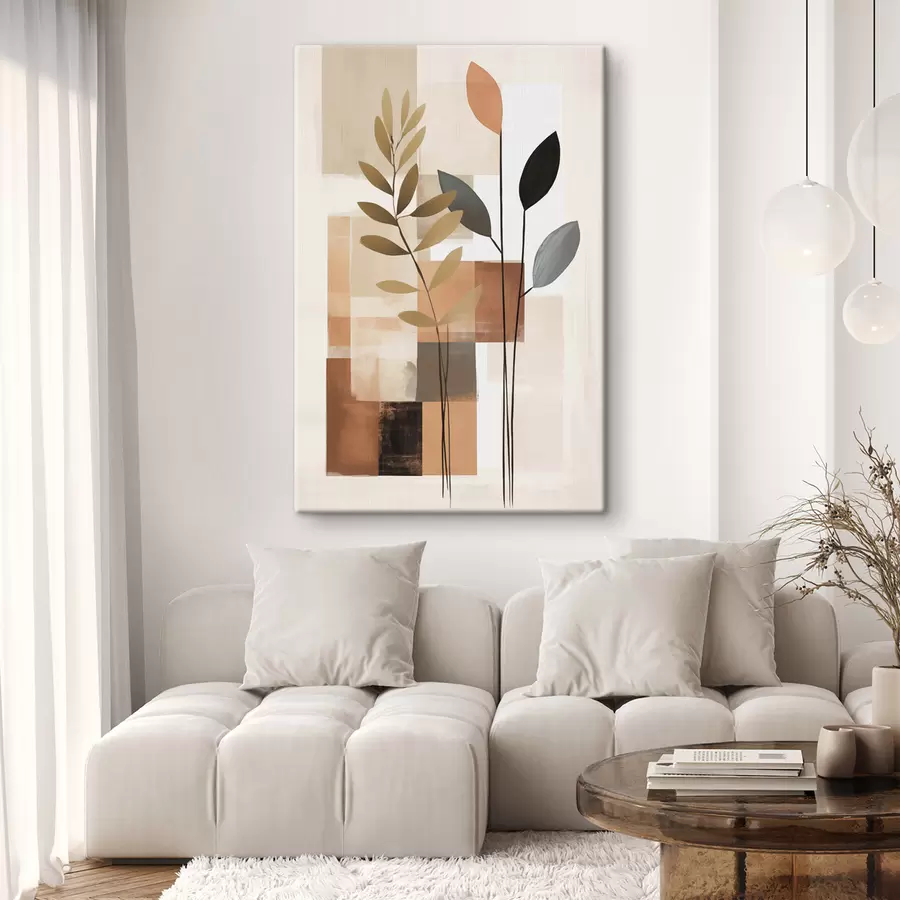 Wandbilder Abstrakte botanische Komposition s48516