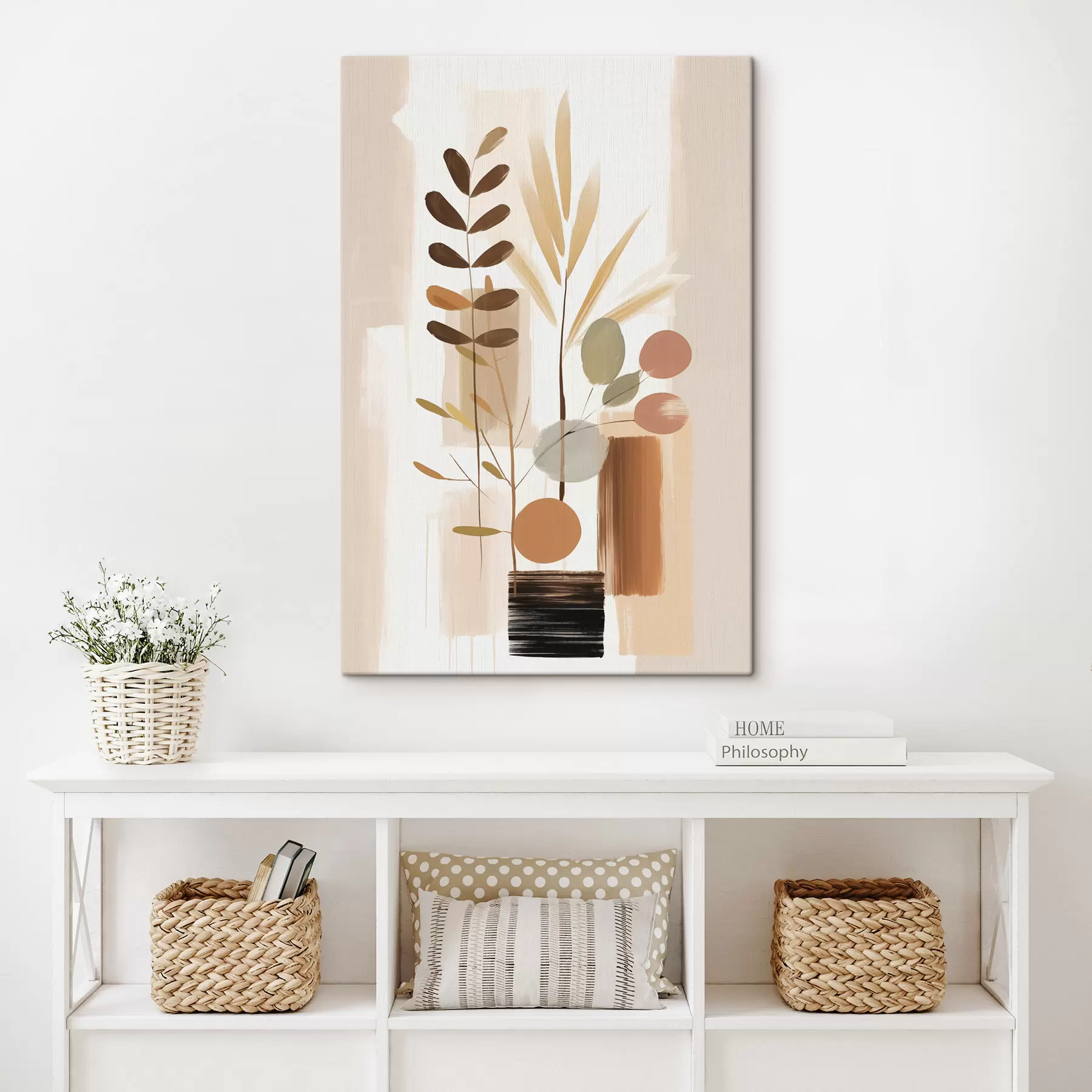 Wandbilder Abstrakte botanische Komposition s48517