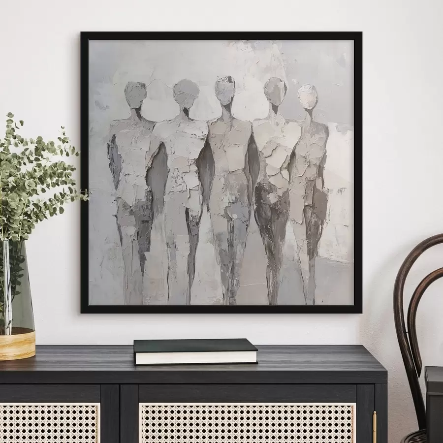 Fototapete Moderne abstrakte Silhouetten f48286