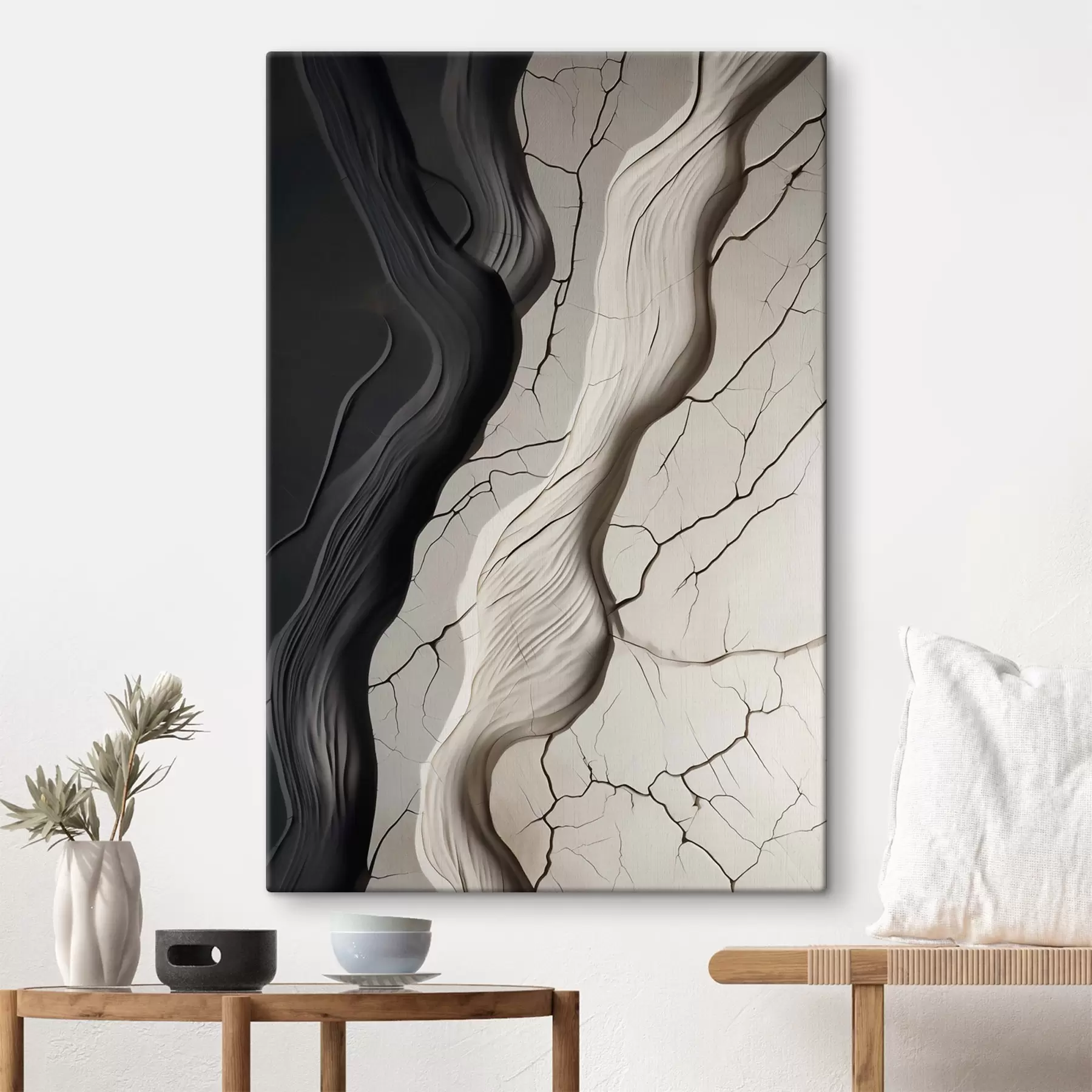 Wandbilder Kontrast der Elemente s48543