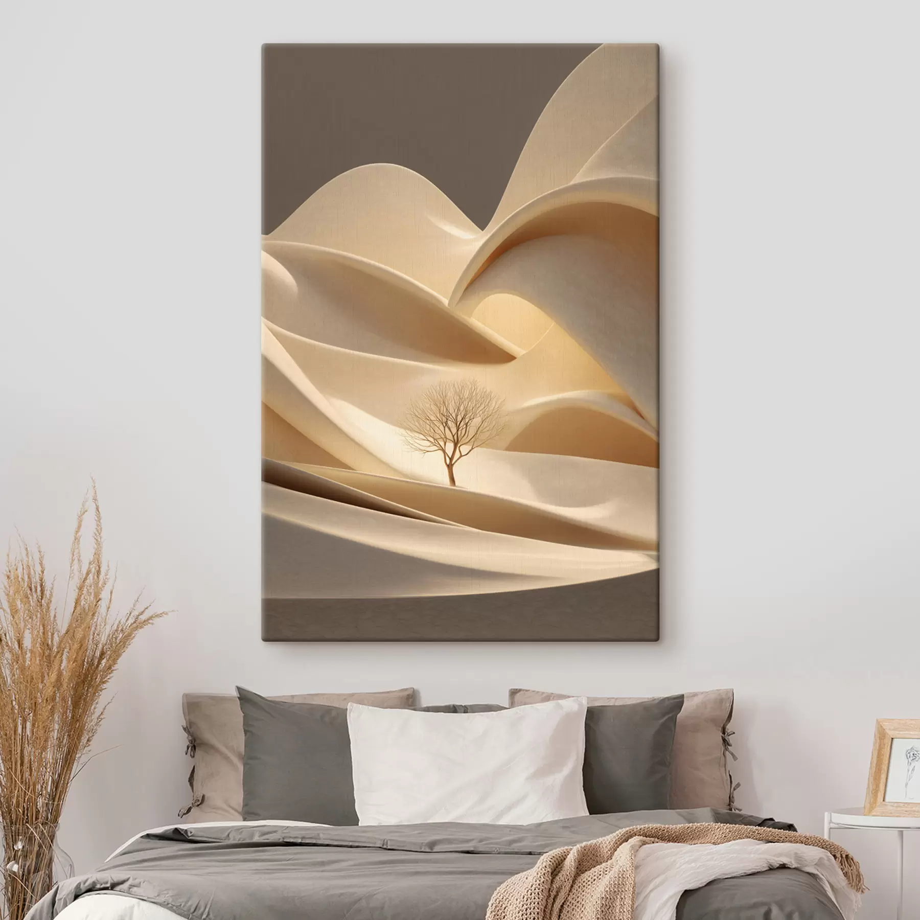 Wandbilder eine surreale Landschaft mit einem Baum s48530