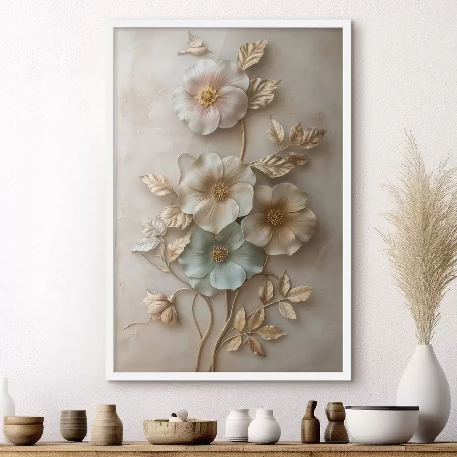 Fototapete ein abstraktes Frauengesicht im Profil f48528