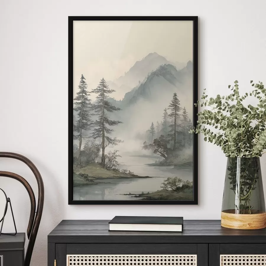 Fototapete ein zartes, dekoratives Arrangement aus Blumen und Blattwerk f48532