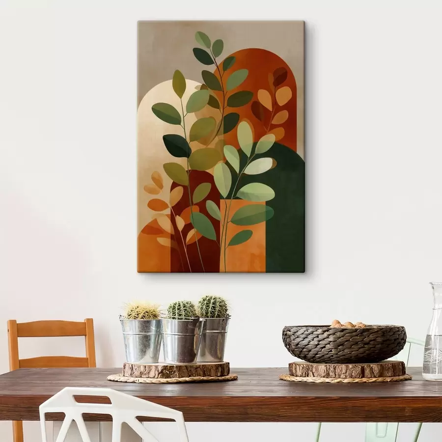 Wandbilder Abstrakte Pflanzenblätter s48560