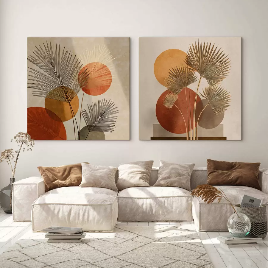 Wandbilder Abstrakte Palmenblätter m30265