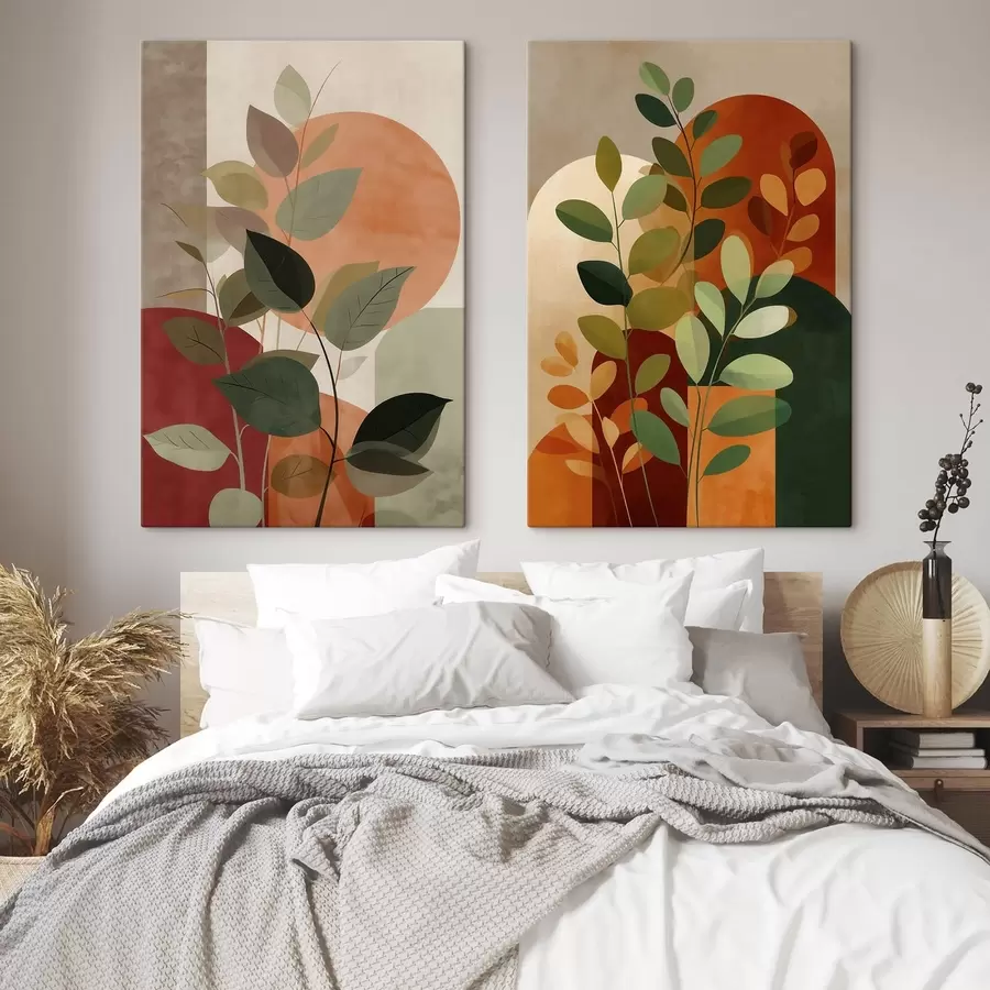 Wandbilder Abstrakte Pflanzenblätter m30266