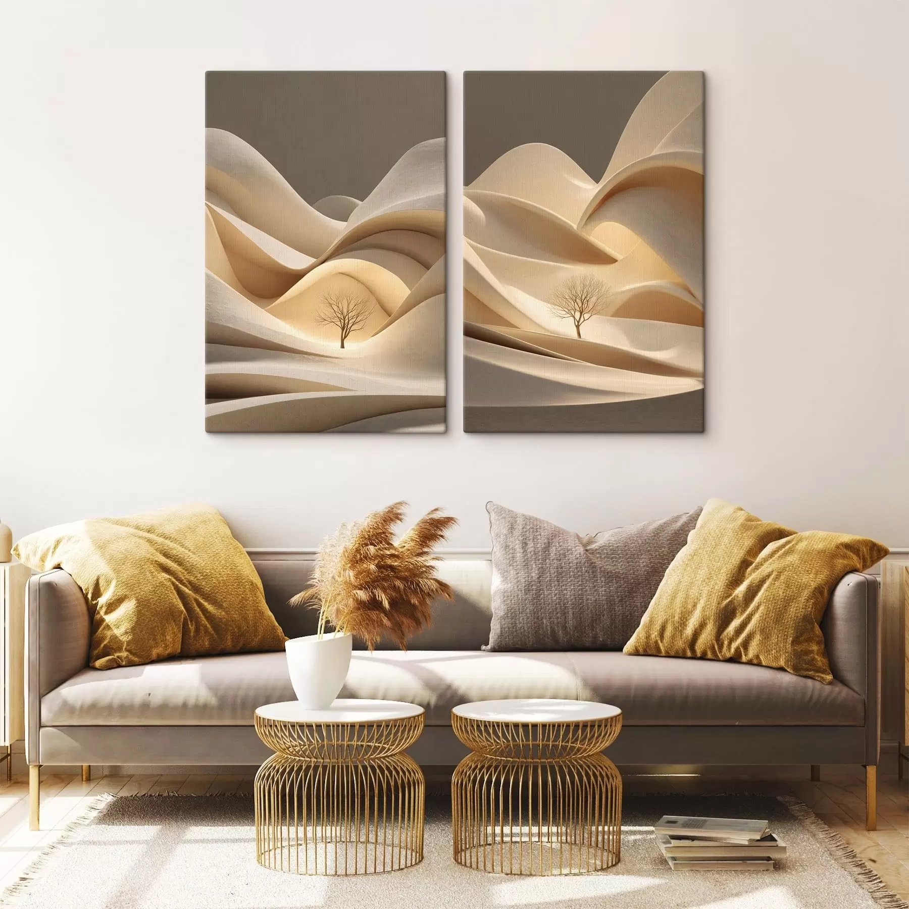 Wandbilder eine surreale Landschaft mit einem Baum m30261