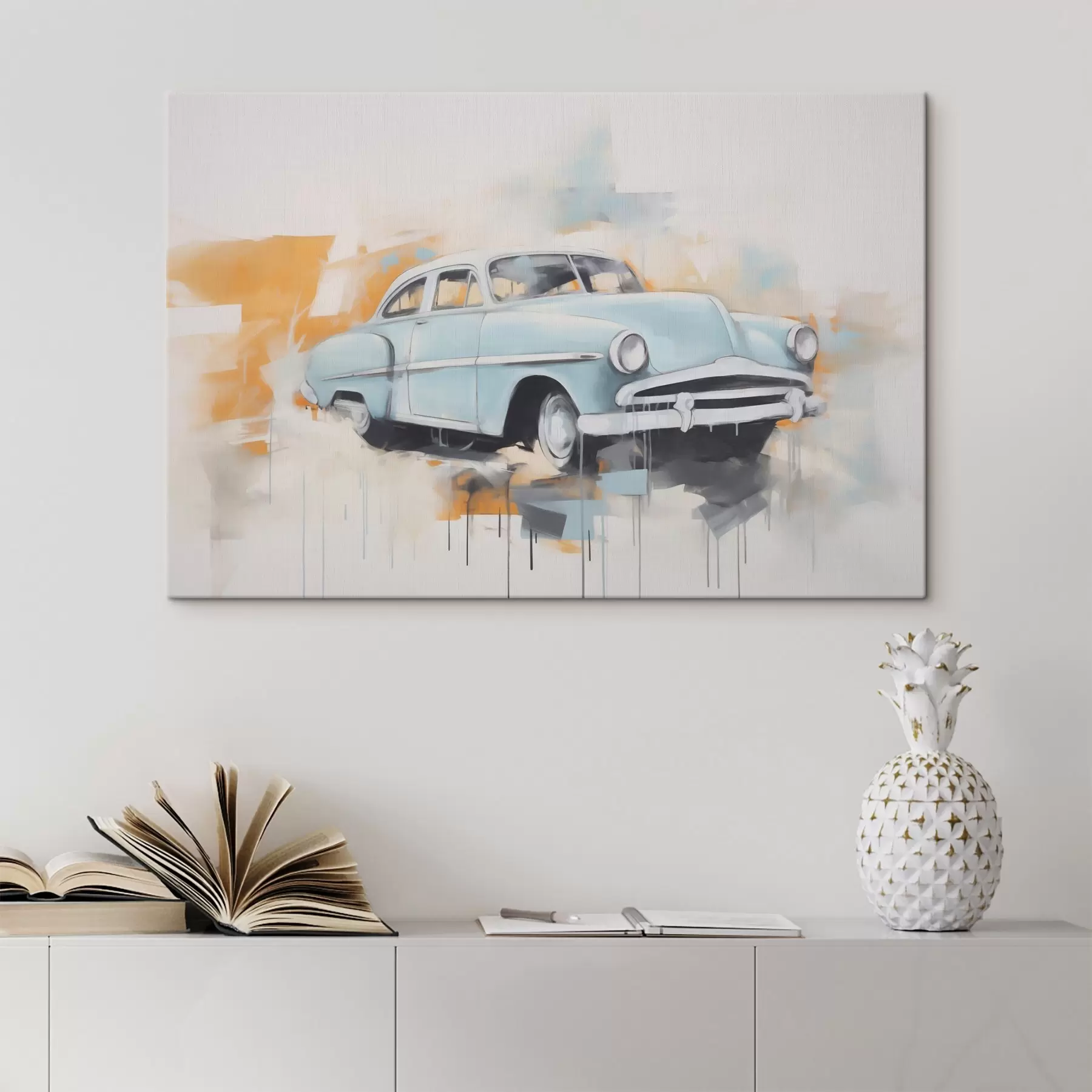 Wandbilder Abstraktion mit einem Auto s48595