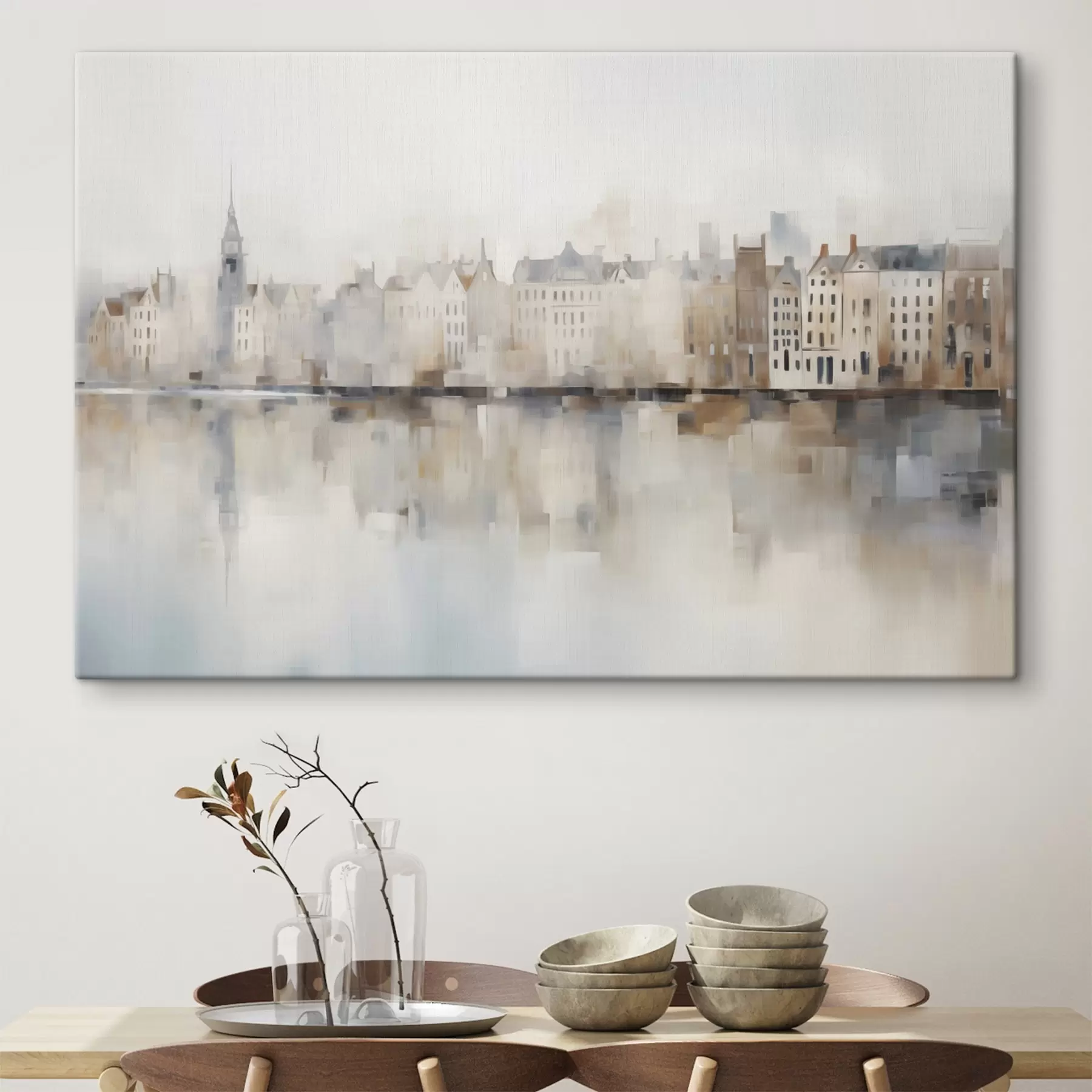 Wandbilder Stadtbild Imitation Malerei s48596