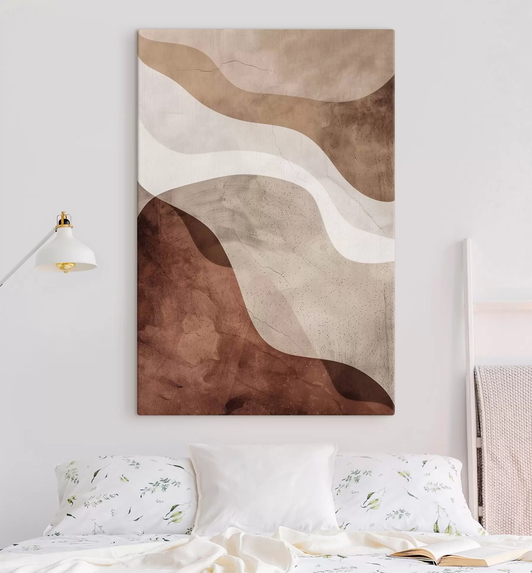 Wandbilder Moderne Abstraktion, warme Farbtöne s48580