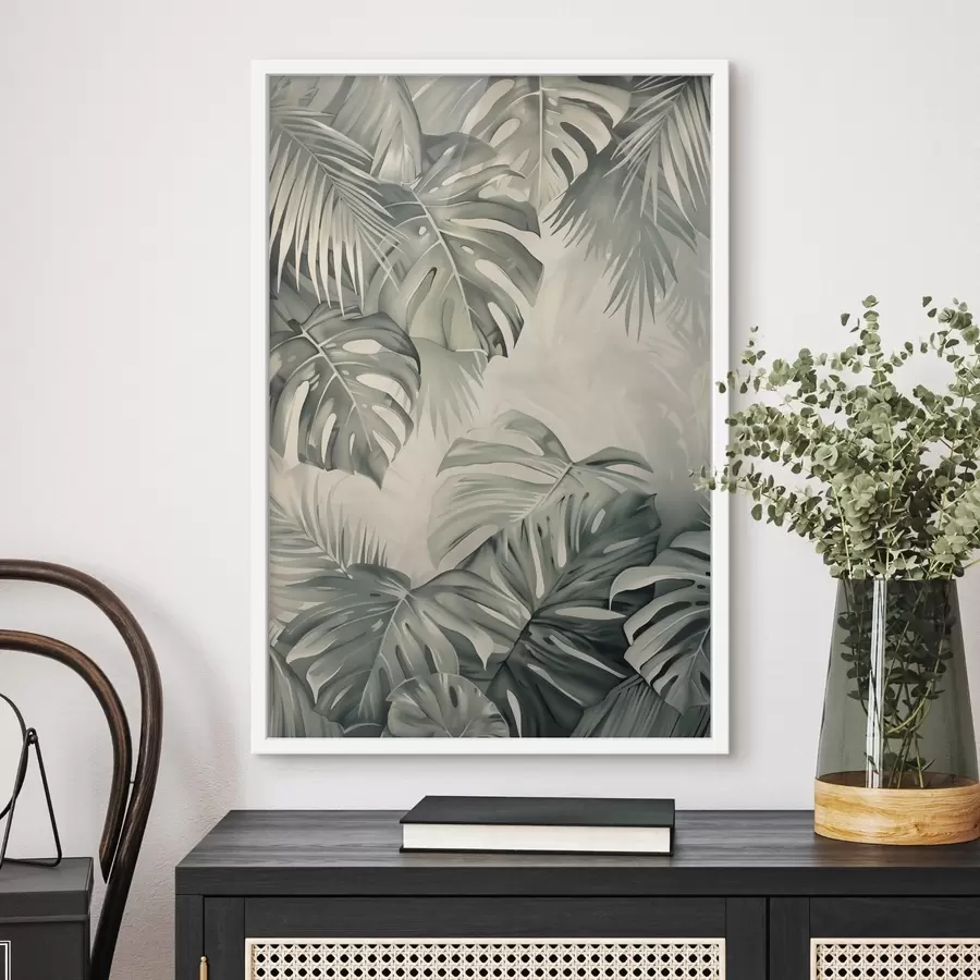 Fototapete Tropische Blätter, Botanik f48575