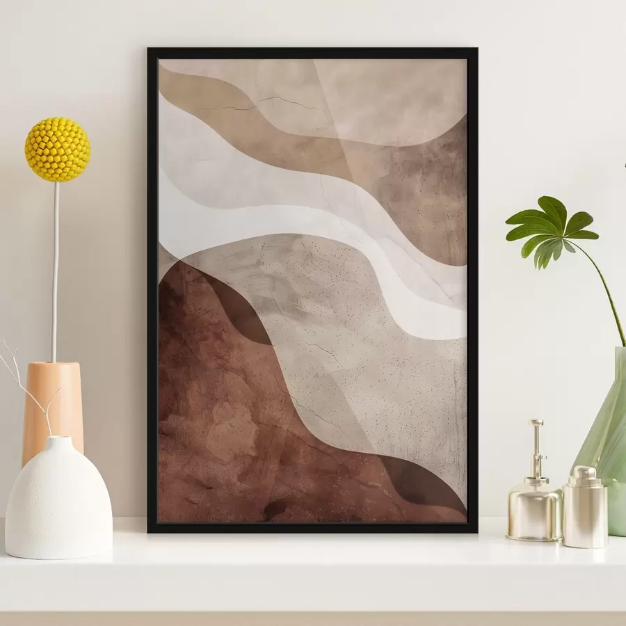 Fototapete Moderne Abstraktion, warme Farbtöne f48580