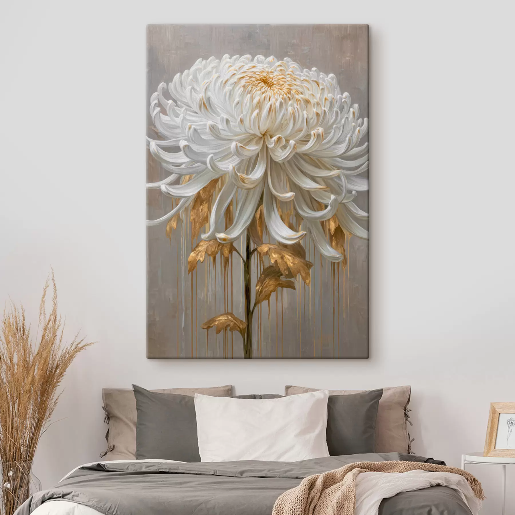 Wandbilder Eine große abstrakte Blume s48520