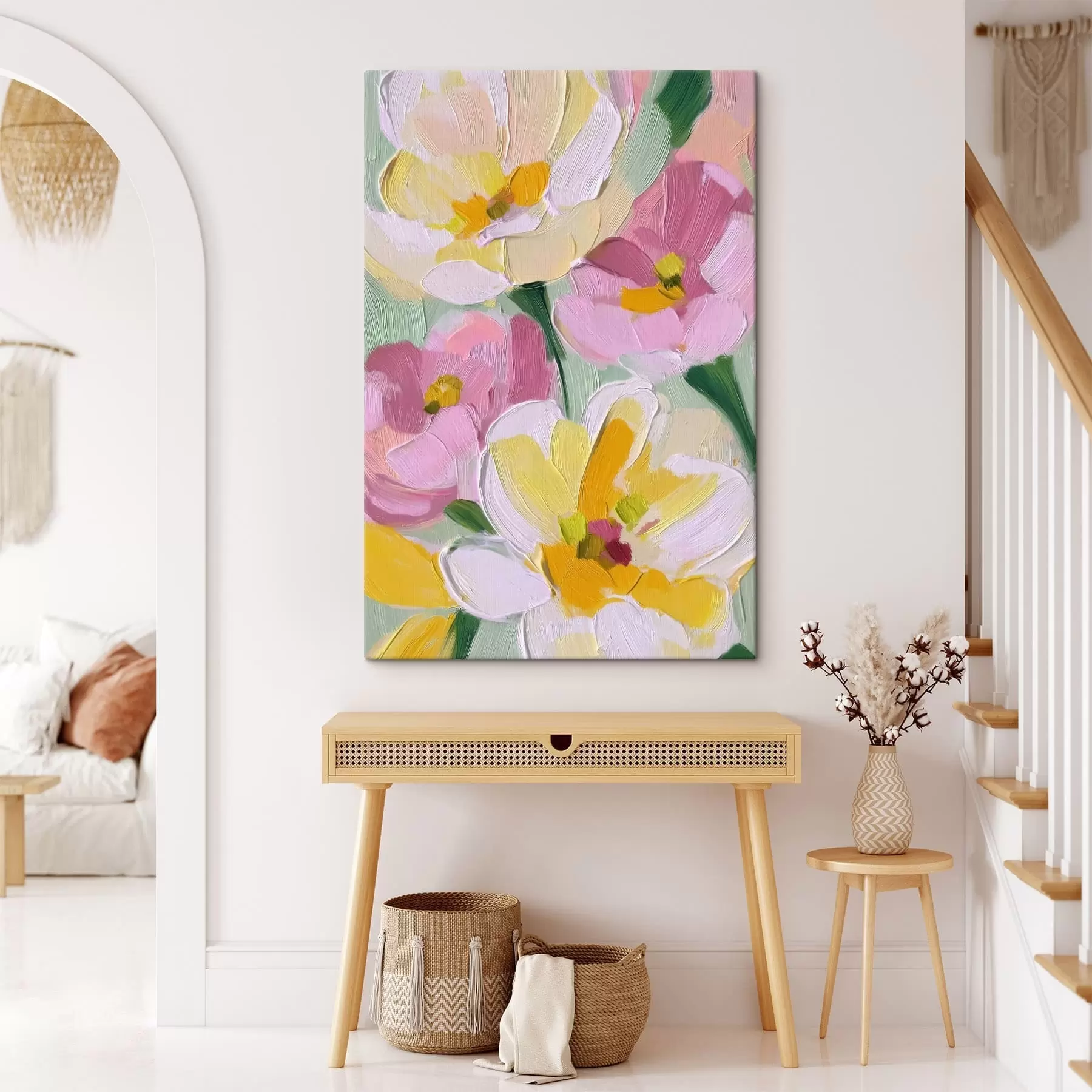 Wandbilder Leuchtende Blumen s48648