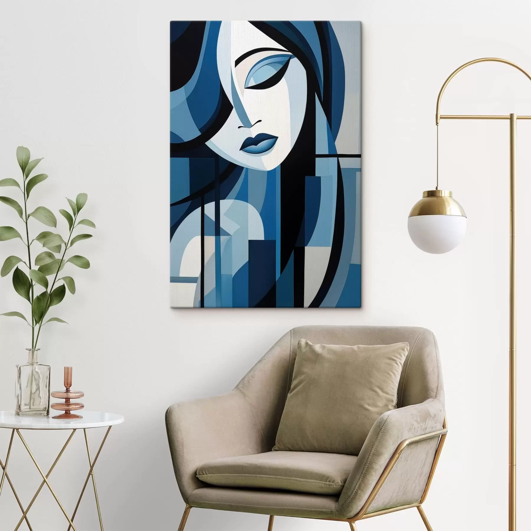 Wandbilder Abstraktes Gesicht s48661