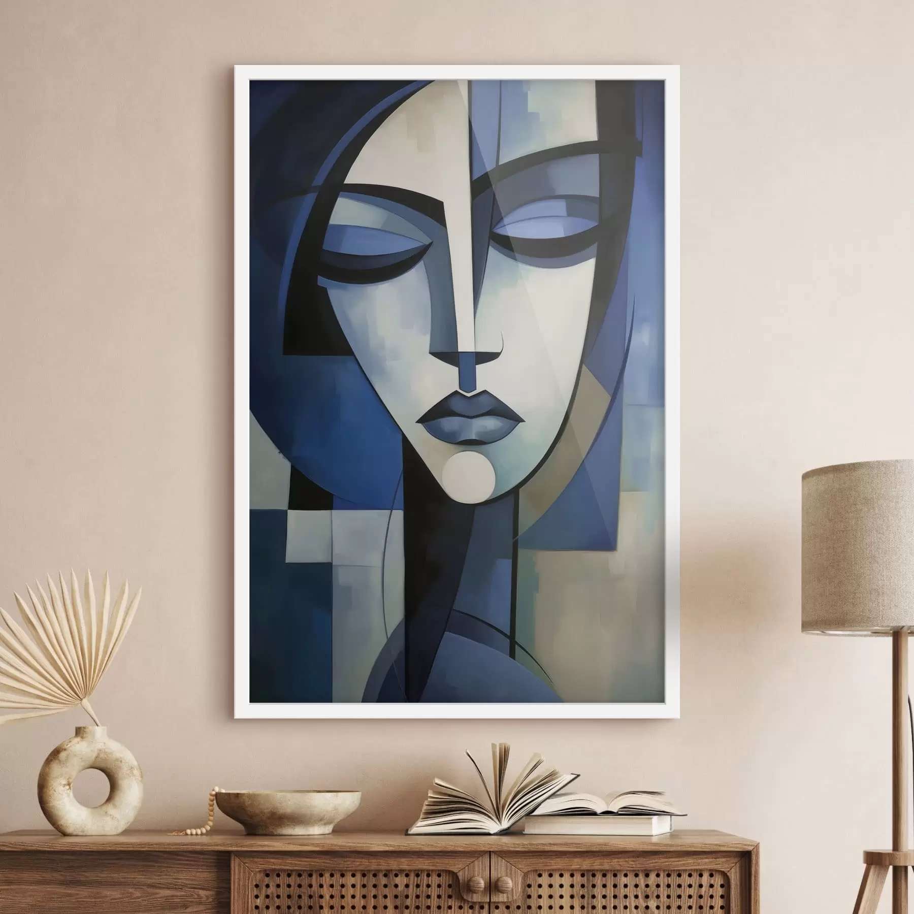 Fototapete Abstraktes Gesicht f48660