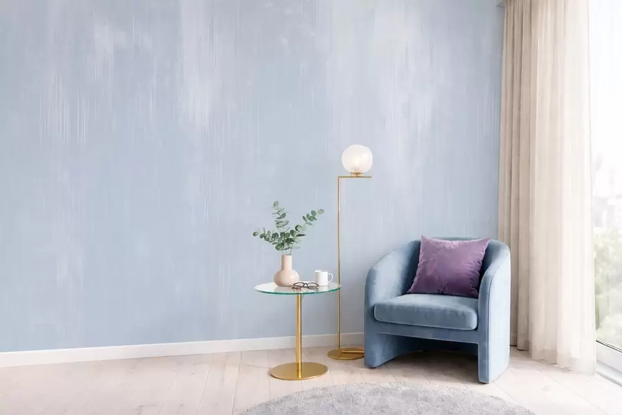 Fototapete Hellblauer Hintergrund mit sanfter vertikaler Struktur w05121v1