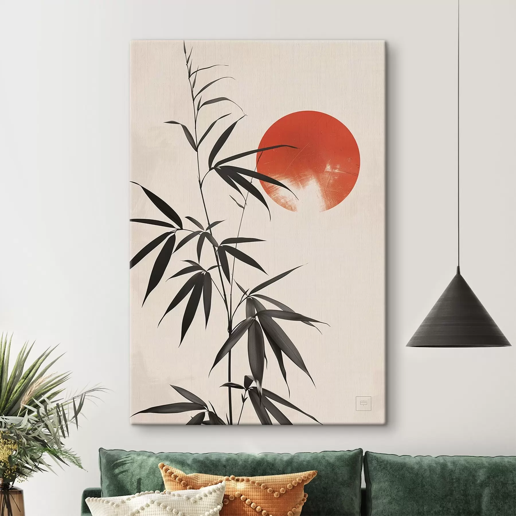 Wandbilder Japanische Landschaft bei Sonnenschein s48630