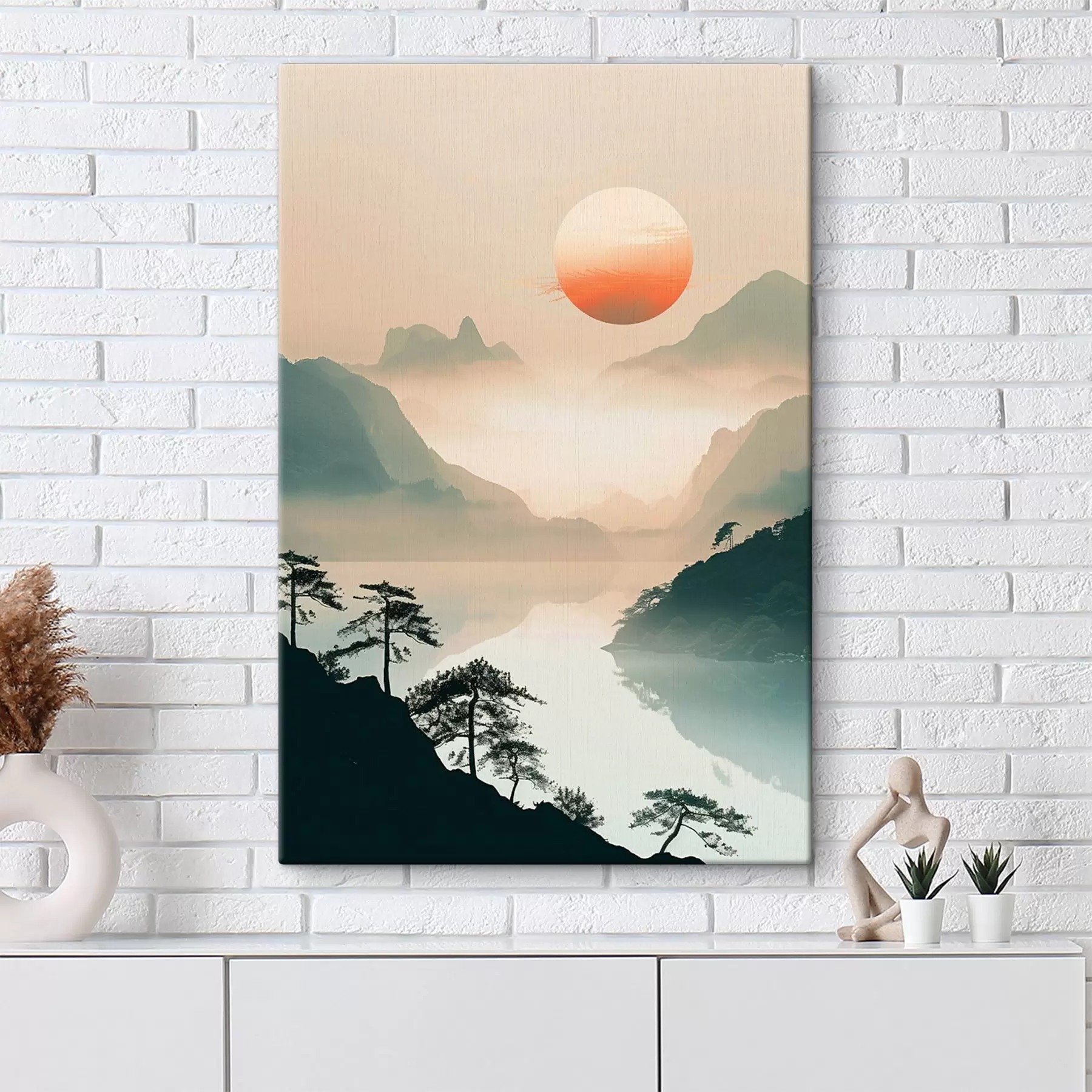 Wandbilder Bambuszweige, im orientalischen Stil s48632