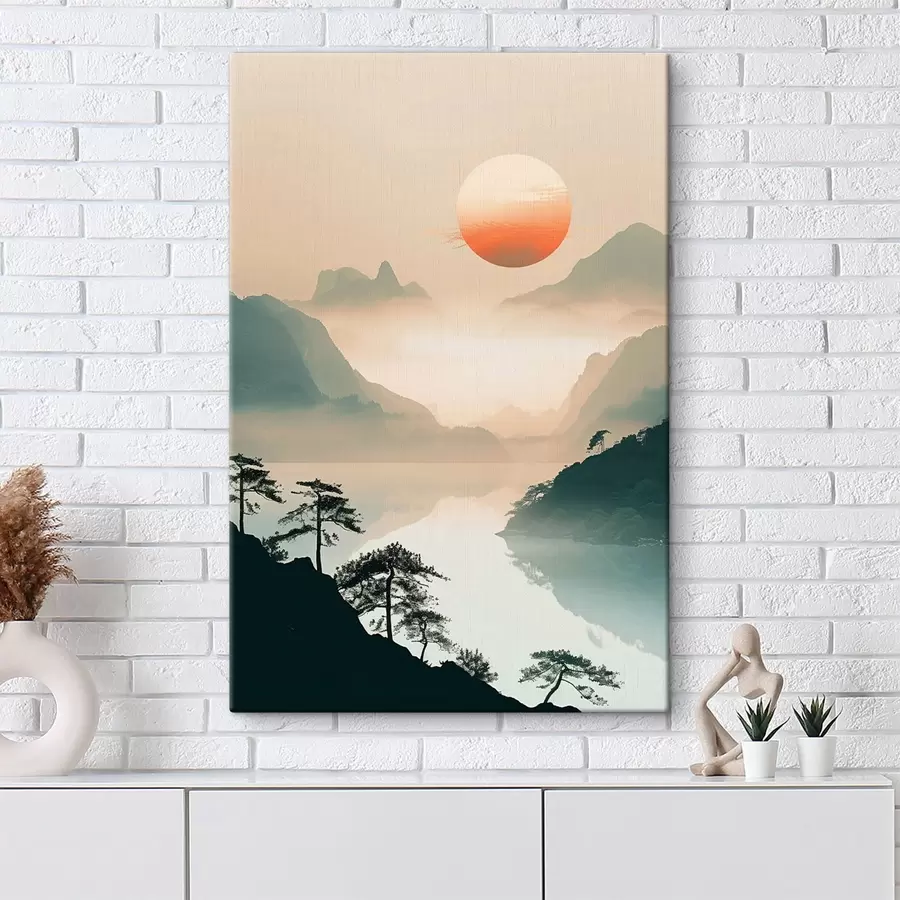 Wandbilder Bambuszweige, im orientalischen Stil s48632