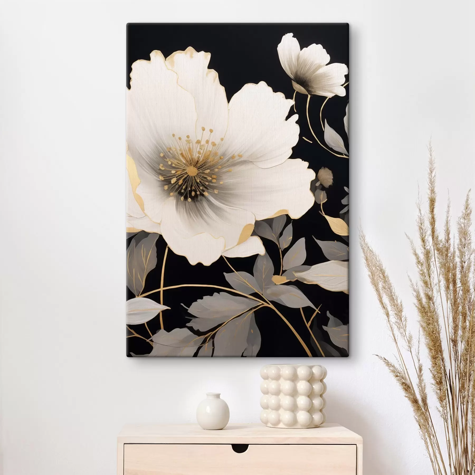 Wandbilder Einfarbige Blumen s48634