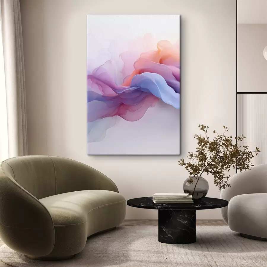 Wandbilder Abstrakt in Rosa und Lila s48637