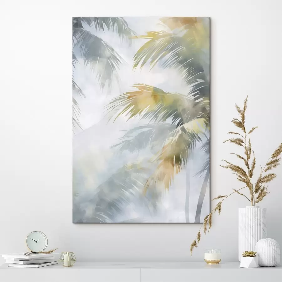 Wandbilder Abstrakte Vegetationsimitation in der Malerei s48686