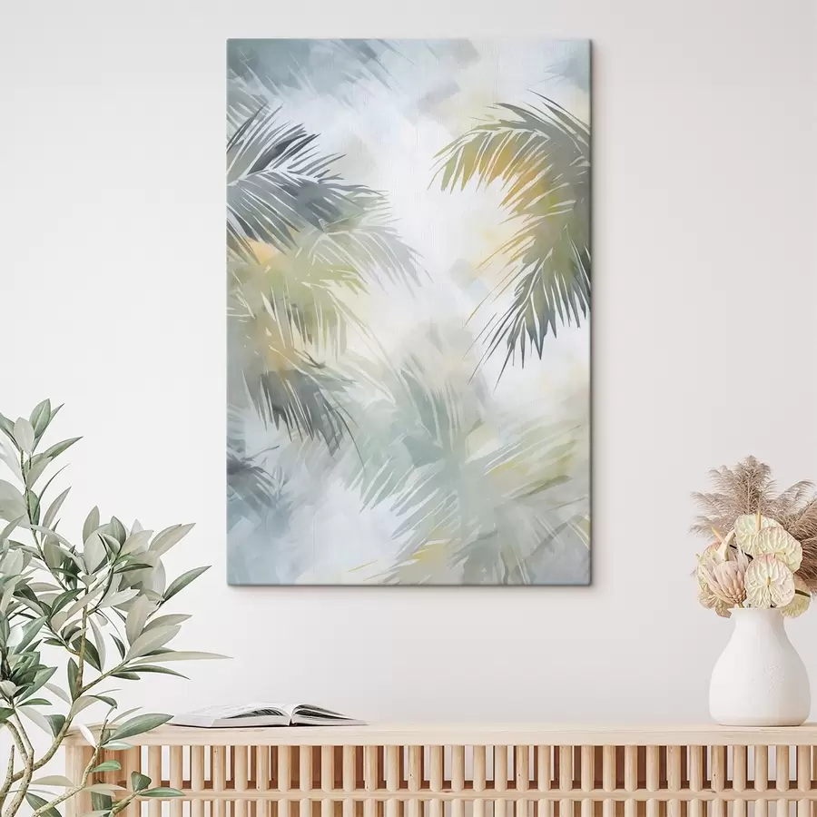 Wandbilder Abstrakte Vegetationsimitation in der Malerei s48687