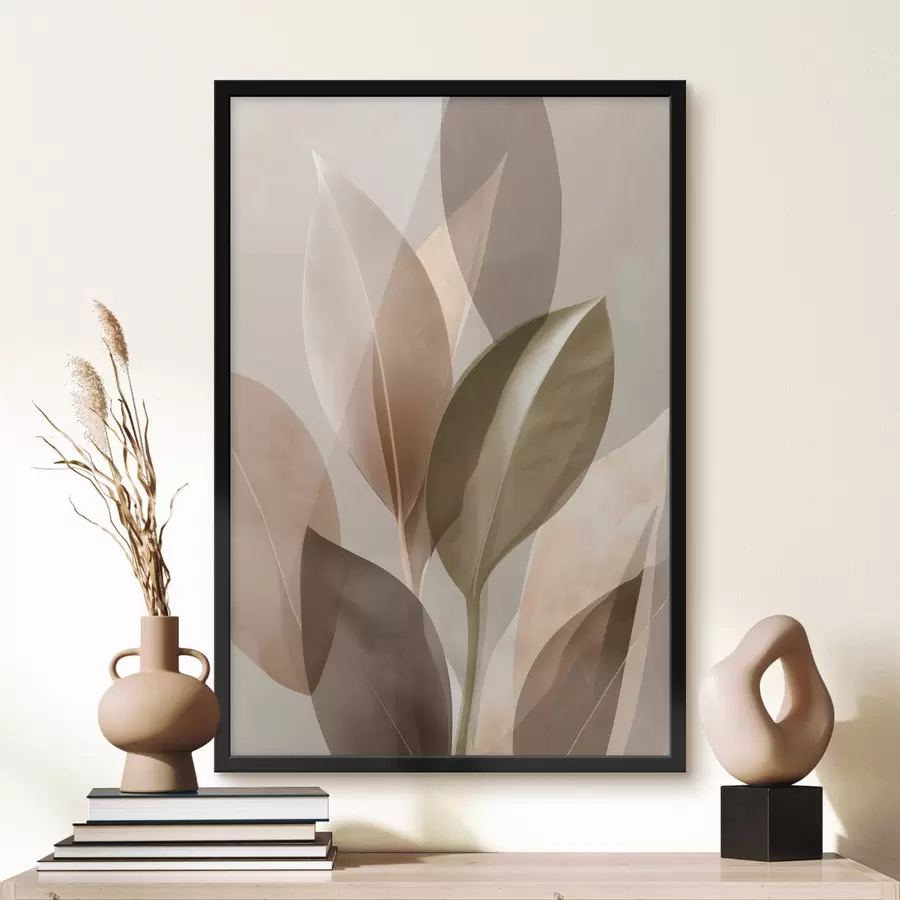 Fototapete Abstrakte Blätter f48610