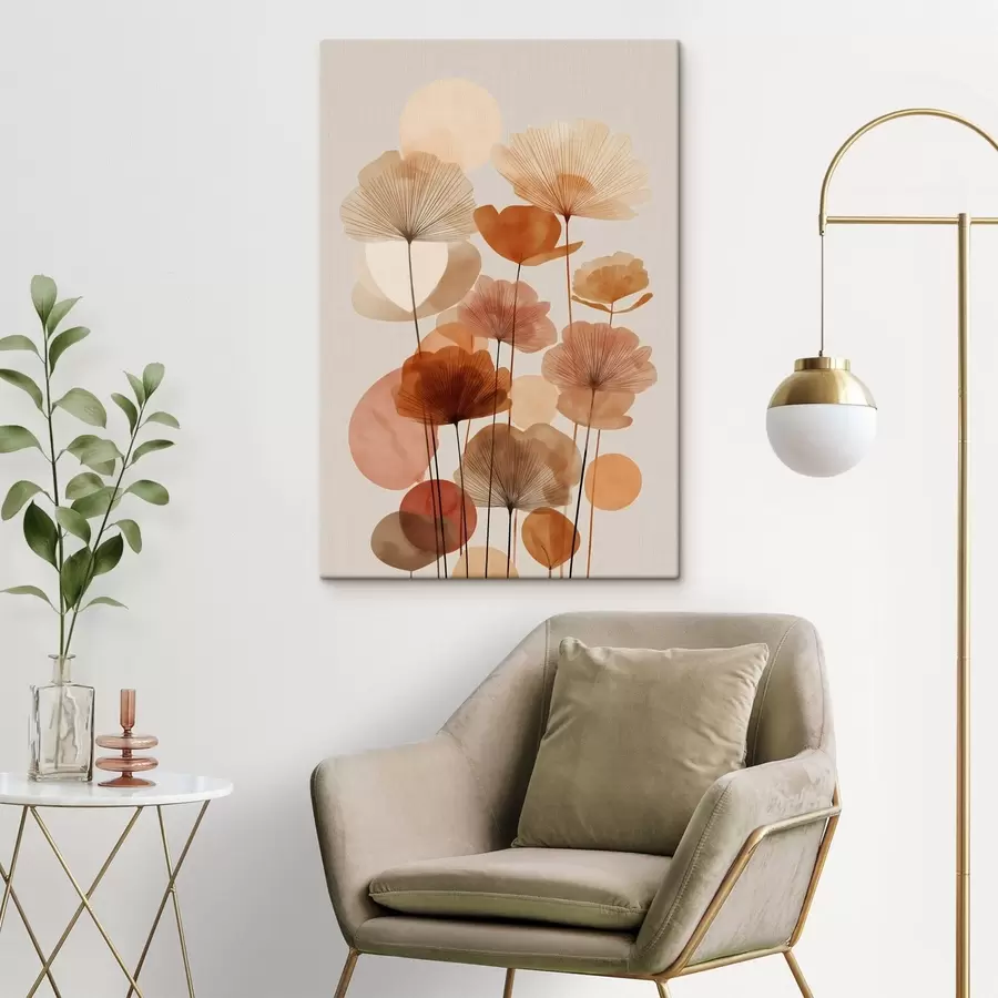 Wandbilder Boho-Blumen s48706