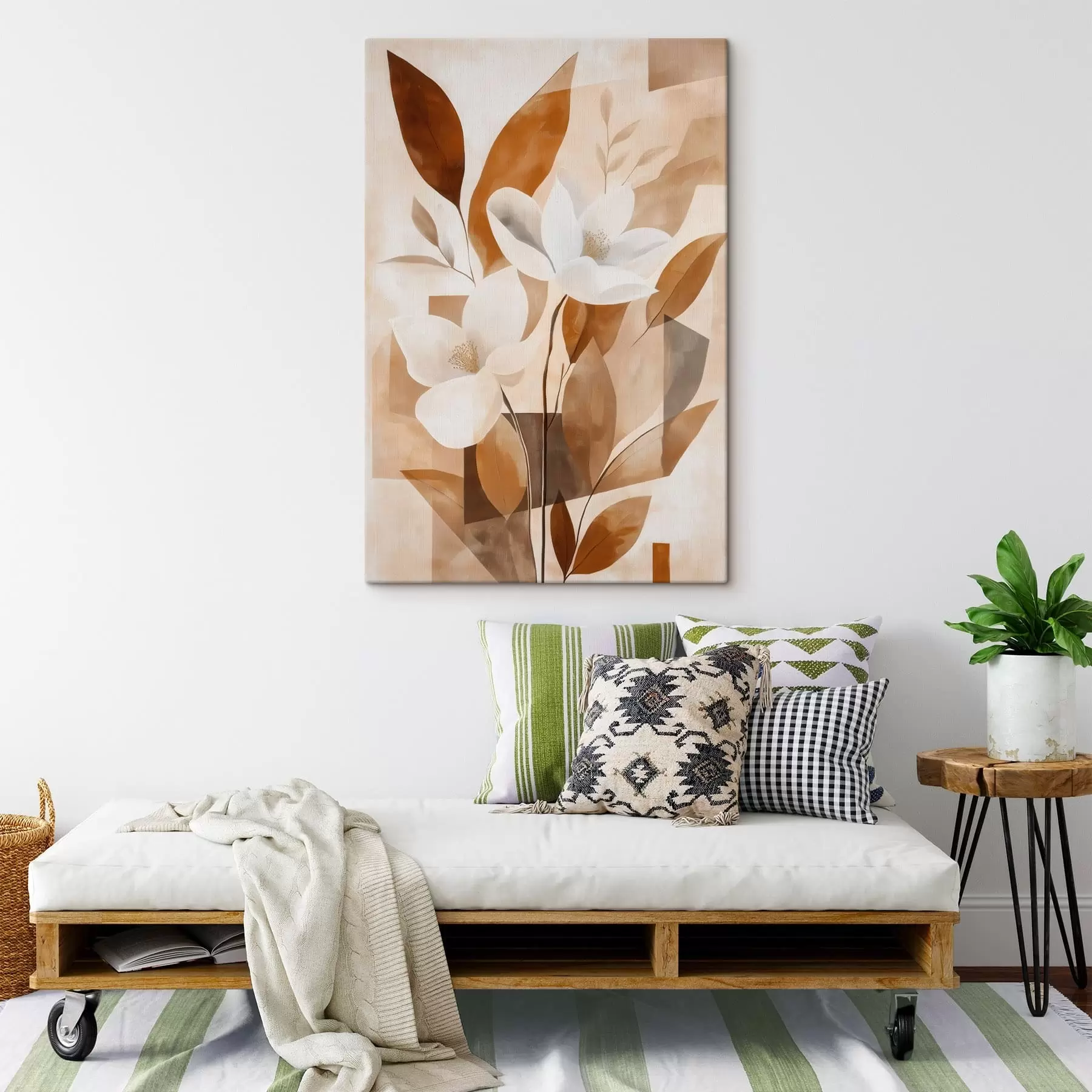 Wandbilder Boho-Blumen s48711