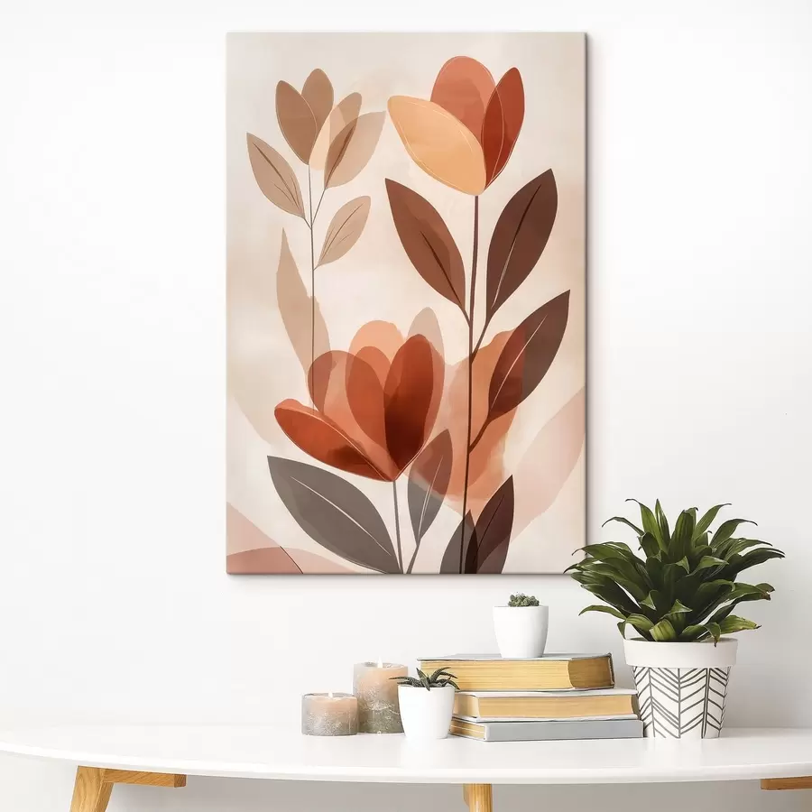 Wandbilder Boho-Blumen s48713