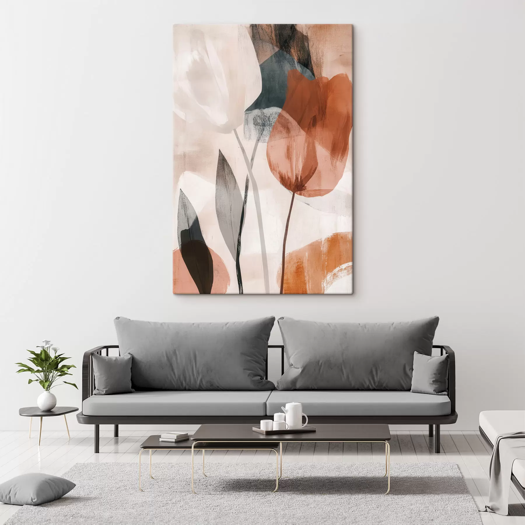 Wandbilder Abstrakte Blumen s48715
