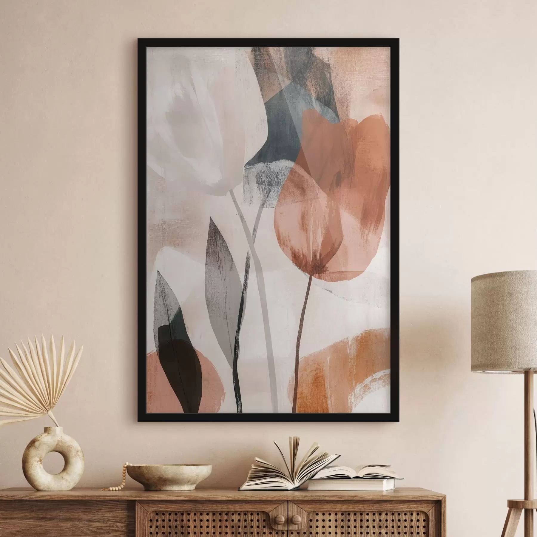Fototapete Abstrakte Blumen f48715