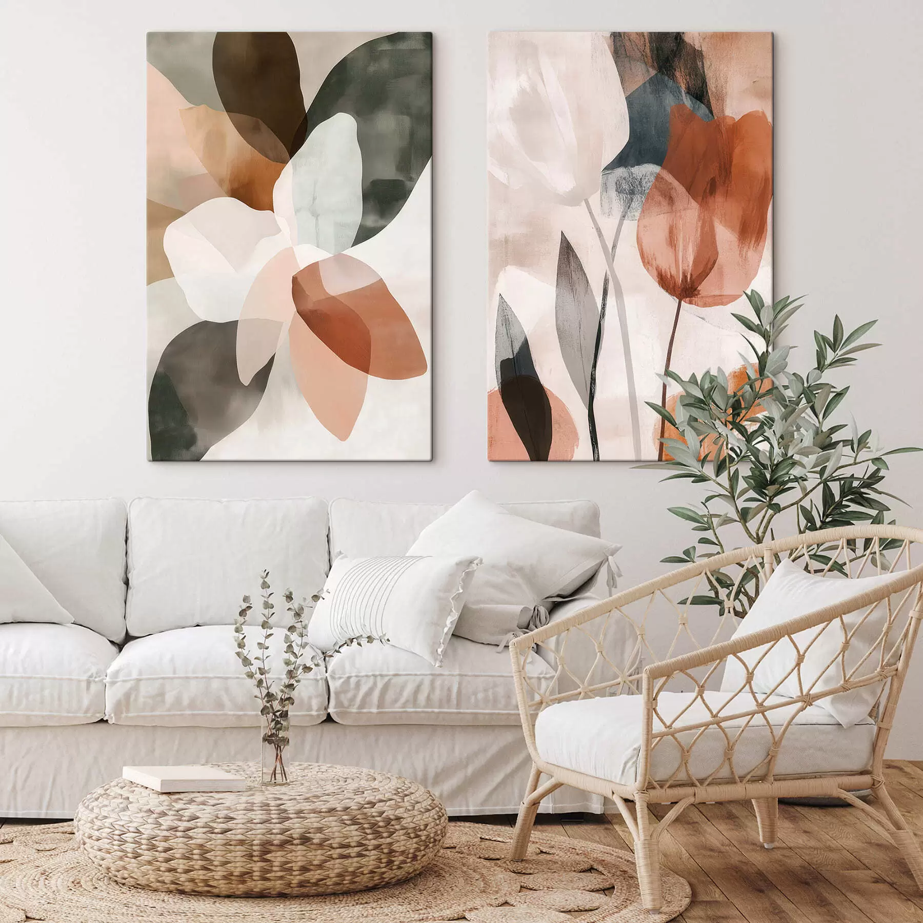 Wandbilder Abstrakte Blumen m30309