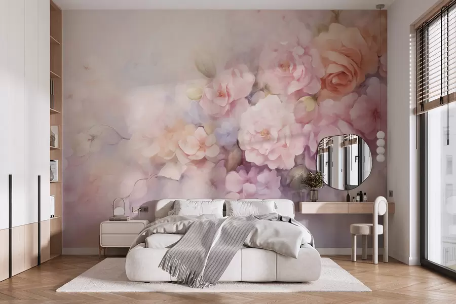 Fototapete Zarte Blumen w09599