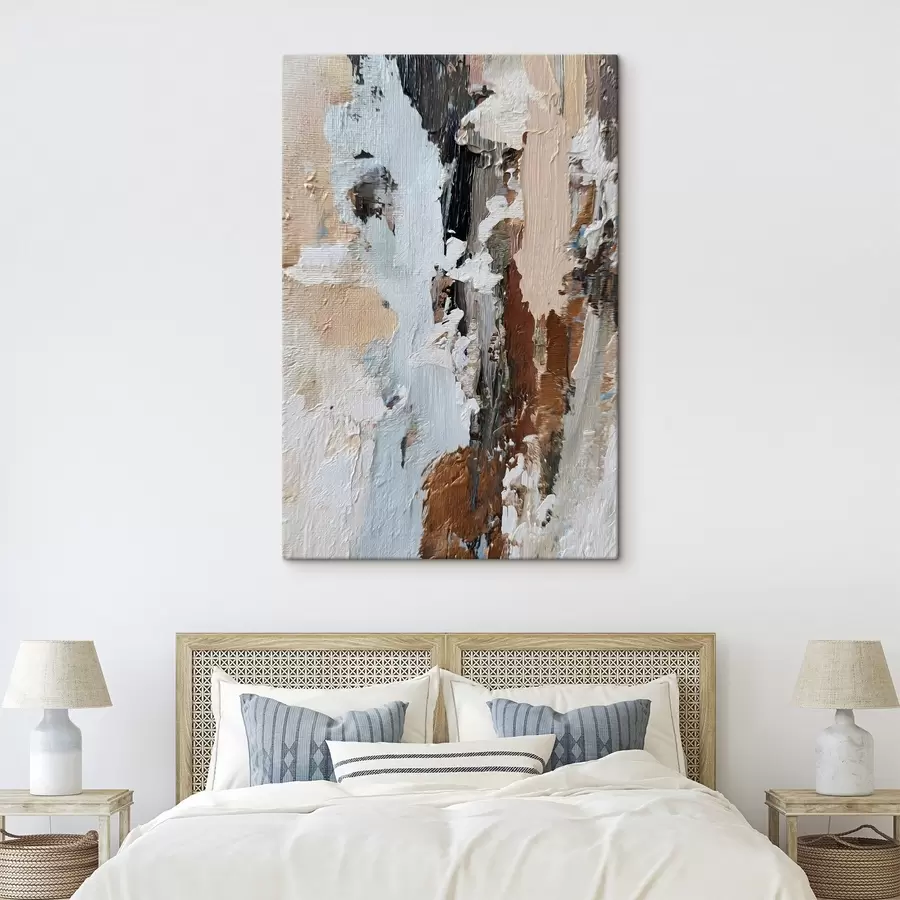 Wandbilder ausdrucksstarke Abstraktion; Nachahmung von Malerei s48783