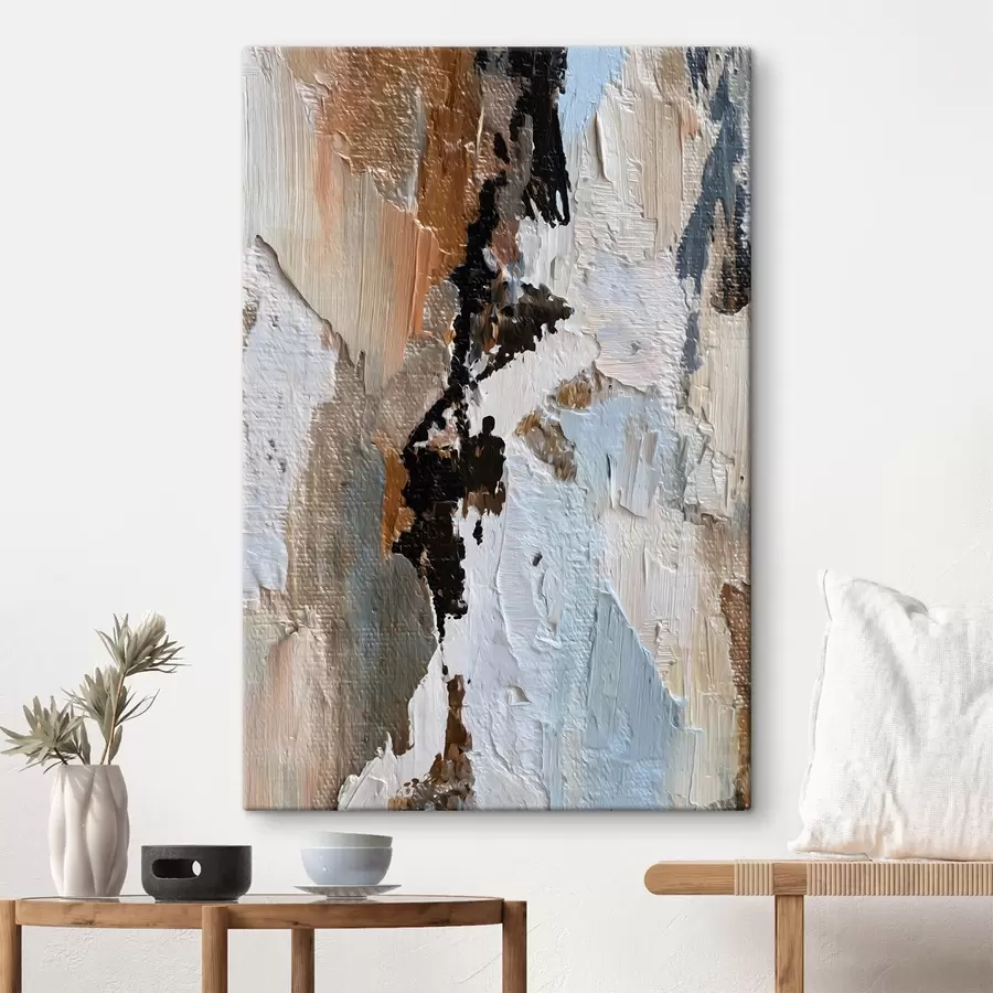 Wandbilder ausdrucksstarke Abstraktion; Nachahmung von Malerei s48784