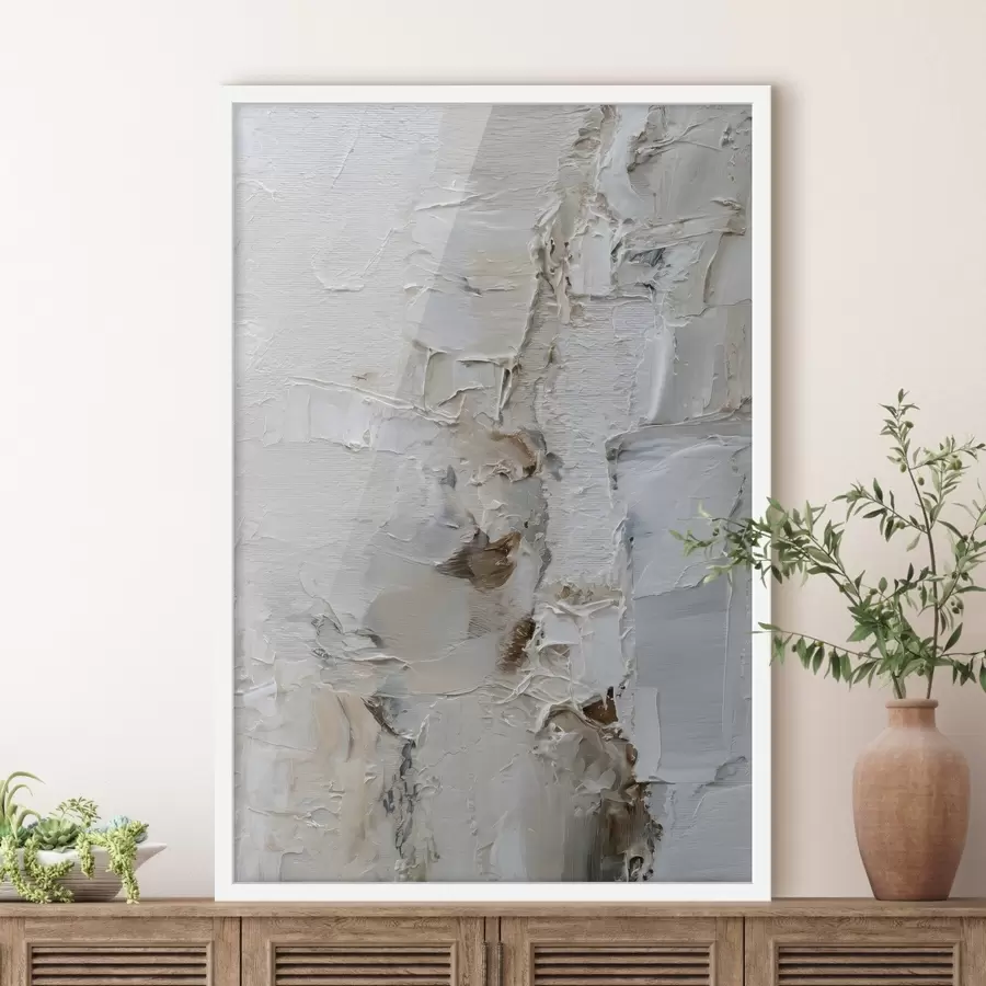 Fototapete abstrakte, grobe Pinselstriche in Pastelltönen f48779