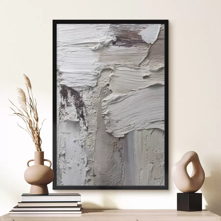 Fototapete abstrakte, grobe Pinselstriche in Pastelltönen f48780