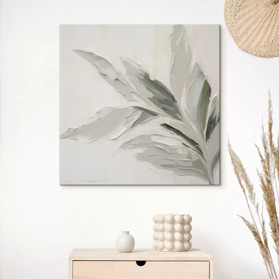 Wandbilder Abstrakte Malerei, die Vegetation imitiert s48771